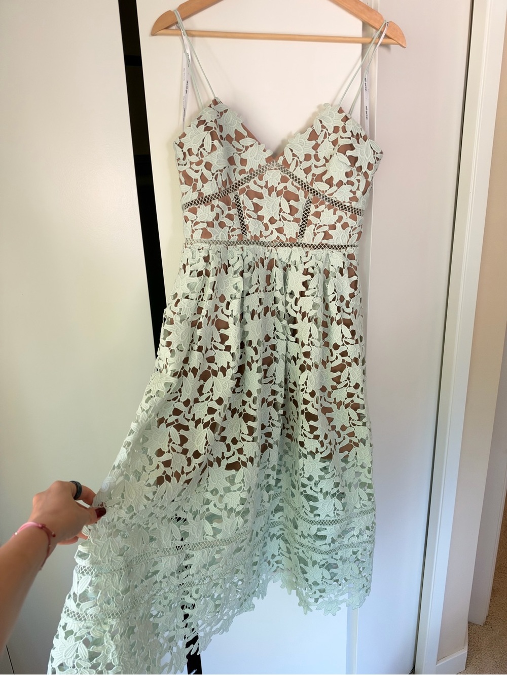 Self-Portrait Azaelea Mint dress
